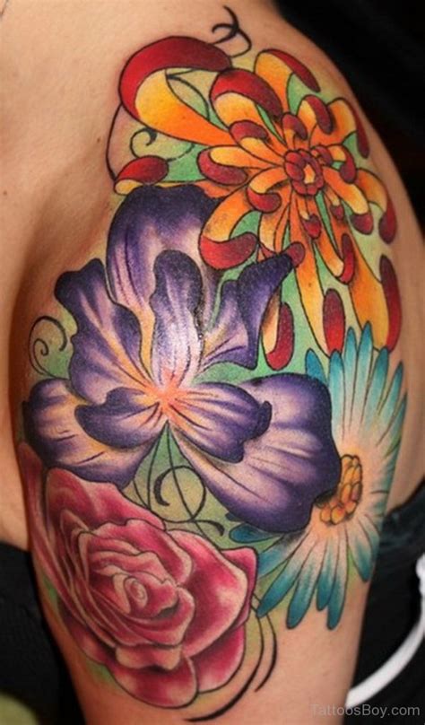 Colorful Flower Tattoo Tattoo Designs Tattoo Pictures