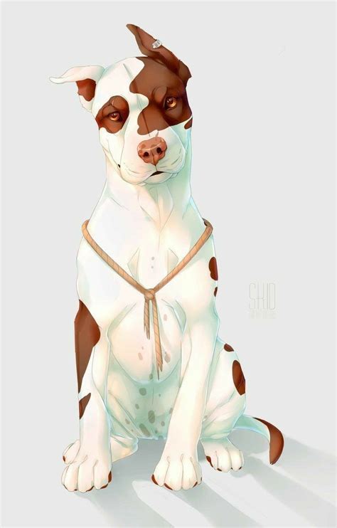 Pin By Bella Campos On Art Canine Art Pitbull Art Cute Animal Drawings