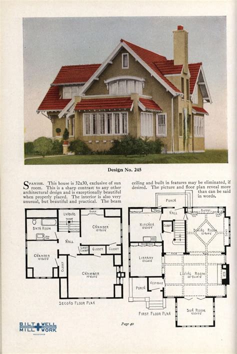 Practical Homes 1926 House Blueprints Dream House Plans Small