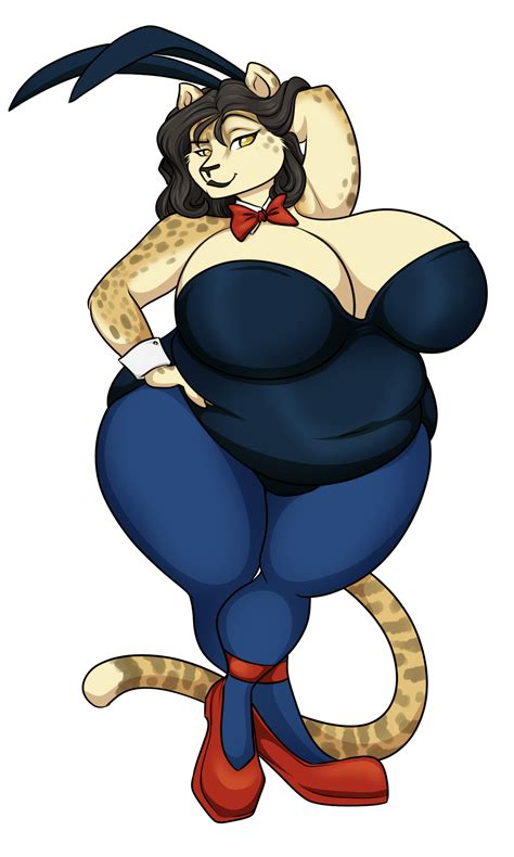 Chubby Bunny Cheetah By Riddleaugust Body Inflation Know Your Meme