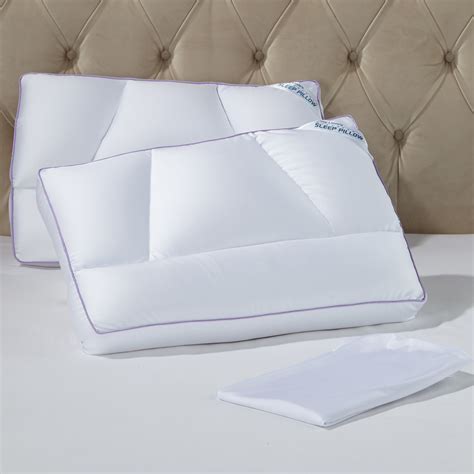 Tony Little Destress® Micropedic Pillow 2 Pack W2 Pillowcases Full 7836067 Hsn