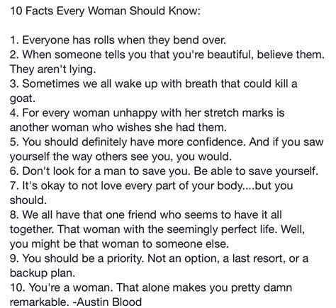 1⃣0⃣ facts every woman should know and live by 😉 musely