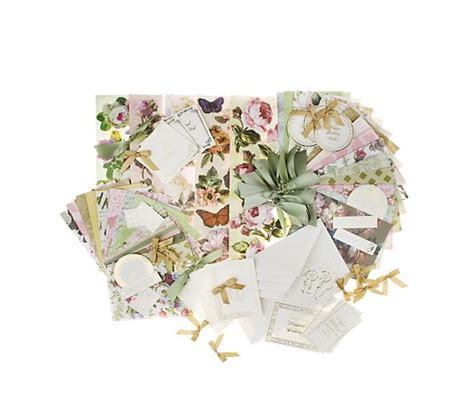 Anna Griffin Floral Birthday Card Making Kit Qvc Uk
