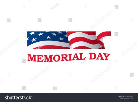 Memorial Day Remember Honor Vector Illustration Stock Vector Royalty