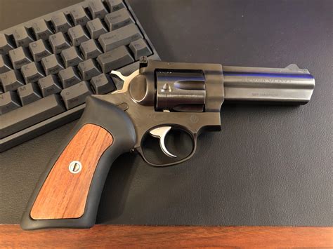 First Revolver Ruger Gp100 Blued Rrevolvers