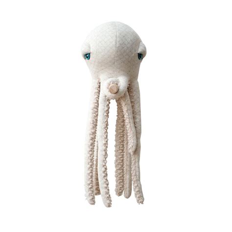 Albino Giant Octopus Soft Toy 60cm White Bigstuffed Toys And