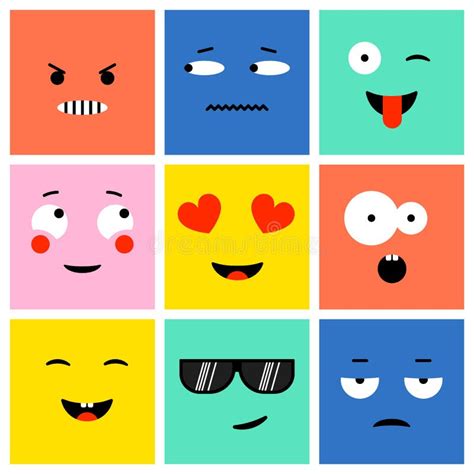 Carácter Loco Del Emoticon De Emoji Ilustración Del Vector