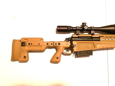 Airsoft Asg Accuracy International Mk Mod Sniper Rifle Tan Ebay