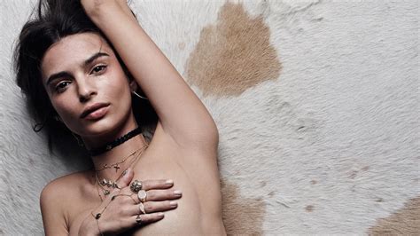 Emily Ratajkowski Goes Totally Topless For Jacquie Aiche Jewelry