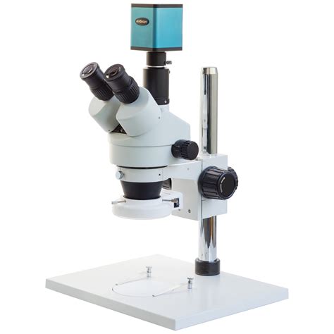 Amscope 35x 90x Trinocular Inspection Microscope With 144 Led Ring