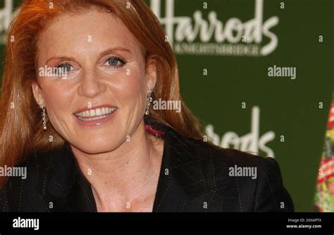 the duchess of york sarah ferguson signs copies of her latest book in the little red series