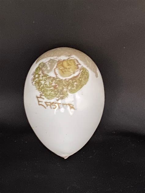 Antique Victorian Milk Glass Easter Egg Hand Blown And Hand Etsy