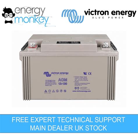 Victron 12v130ah Agm Deep Cycle Batt I Energy Monkey Ltd