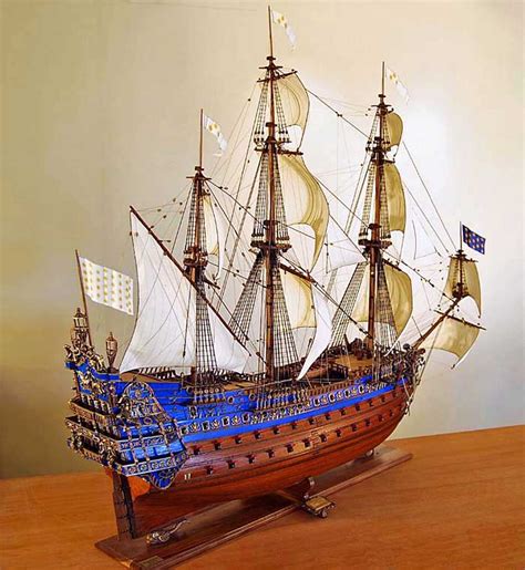 Transpress Nz Sailing Ship Model Of Le Soleil Royal