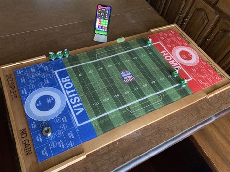 Fozzy Football The Best Tabletop Electronic Football Board Etsy In