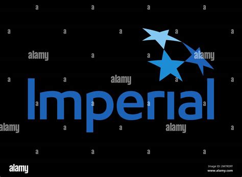 Imperial Oil Logo Black Background Stock Photo Alamy
