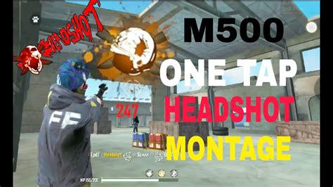 50 players parachute onto a remote island, every man for himself. Free fire M500 OP headshot montage / mobile player - YouTube