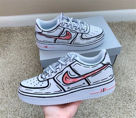Кроссовки air force 1 valentine's day love letter. Cartoon Nike Air Force 1 Custom Shoes (Made To Order ...