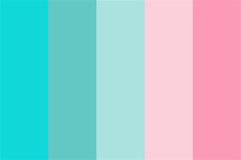 Aqua Pink Color Palette