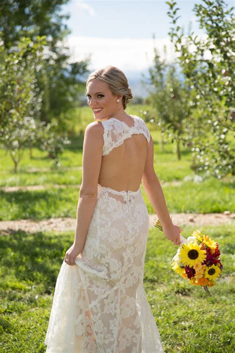 Accentuate your figure in a fishtail wedding dress. Keyhole Back Lace Wedding Dress