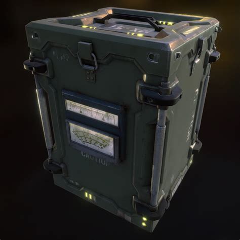 Finished Sci Fi Storage Container — Polycount