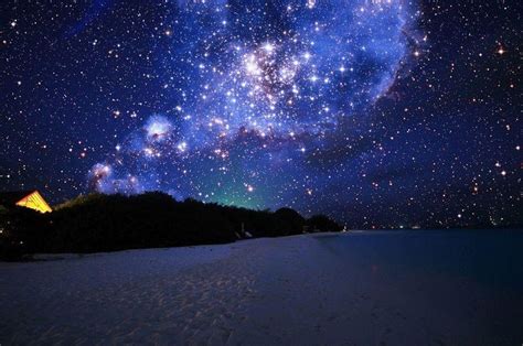 A Starry Night Sky In The Maldives To Infinity And Beyond