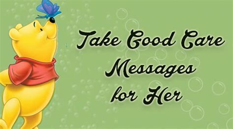 Take Good Care Messages For Her