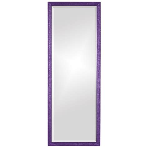 Howard Elliott Colfax Royal Purple Mirror Purple Mirror Contemporary