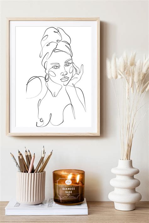 Buy One Line Drawing Naked Woman Art Nude Line Art Woman Line Online In