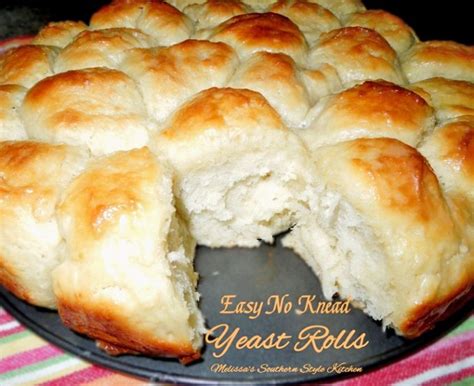 easy no knead yeast rolls