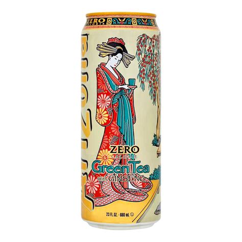 Arizona Green Zero Iced Tea With Ginseng And Honey Can 23 Fl Oz 1 Ct