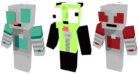 Mincraft Skin Pack Invader Zim Characters By Philiptomkins On Deviantart