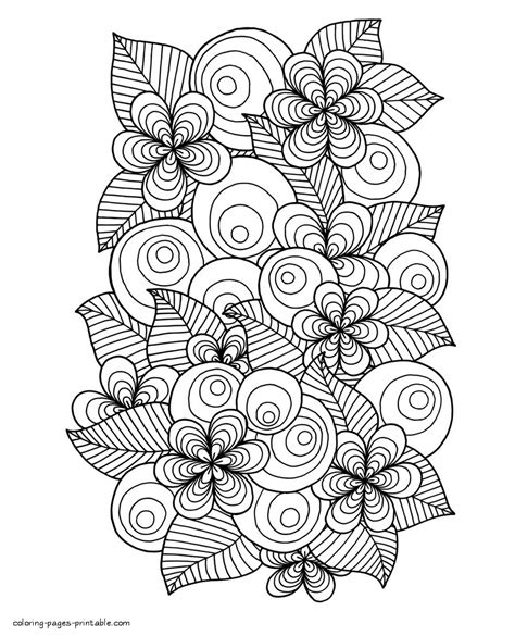 Flowers Coloring Pages Printable