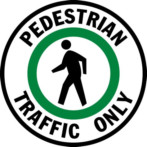 Pedestrian Traffic Only Floor Sign Claim Your 10 Discount
