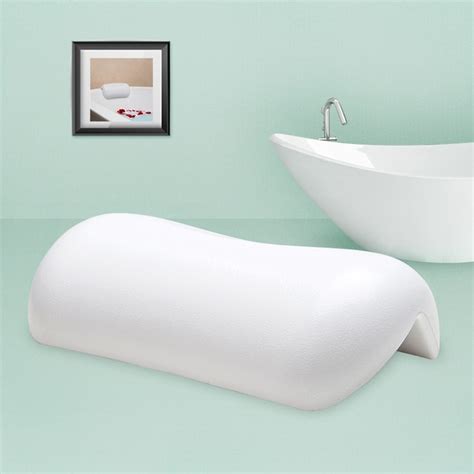 Luxury Spa Waterproof Bath Pillows Bathtub Headrest Suction Cup Foam Bathroom Body Mist Non Slip