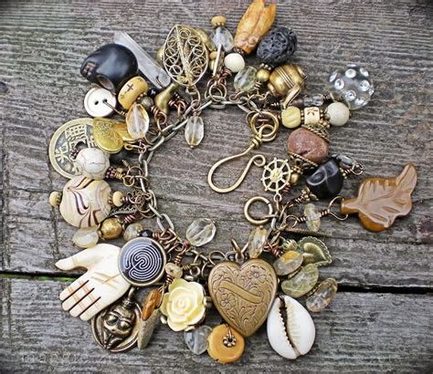 Charm Bracelet Full By Maggie Zee Junk Jewelry Hippie Jewelry