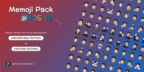 Memoji Stickers Pack Figma