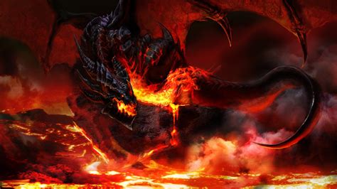 4k Fire Wallpapers Data Src Black And Red Dragons 3840x2160