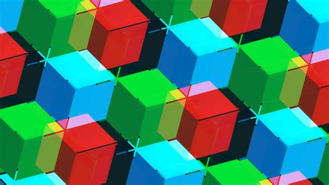 979185 3d Abstract Colorful Cube Digital Art 3d Blocks Vector