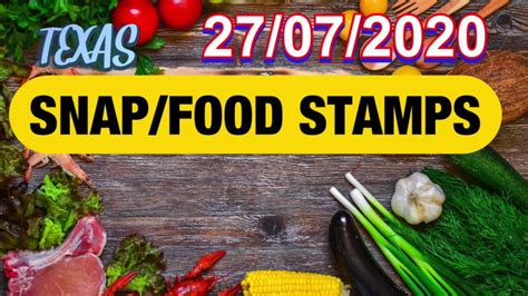 This program, which is officially known as the supplemental nutrition assistance program (snap), makes it easier for beneficiaries to afford healthy food. TEXAS SNAP/FOOD STAMPS - YouTube