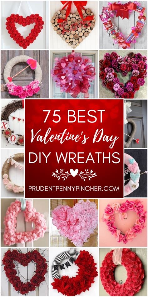 75 Diy Valentine Wreaths Prudent Penny Pincher