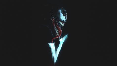 Download 2048x1152 Wallpaper Venom Villain Minimal Artwork Dual