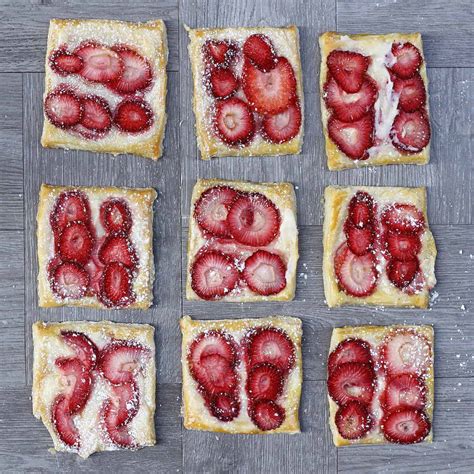 Strawberry Cream Cheese Tarts Evs Eats