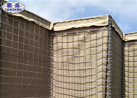 Military Sand Filled Barriers Gabion Defence Barriers 3 Years Warranty