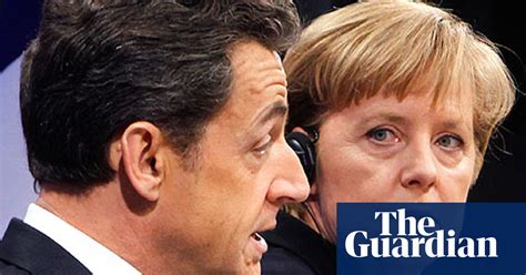 Merkel And Sarkozy Push For Greater European Co Operation Eurozone