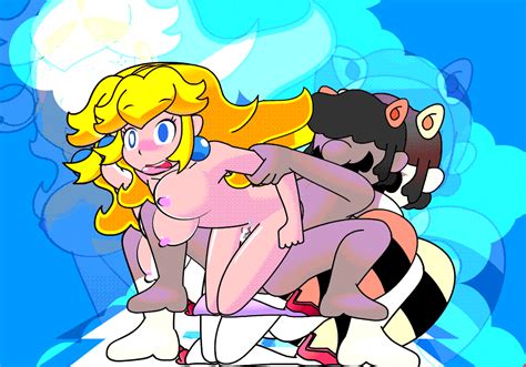 Rule 34 Animated Cum Epilepsy Warning Female Male Mario Mario Series Minus8 Nintendo Penis