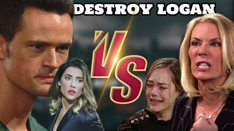 Steffy And Thomas Declare War On Logans Brooke Began To Fear The Bold