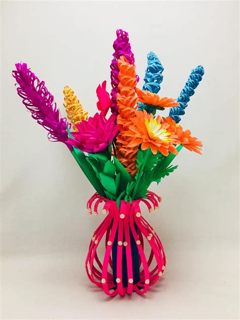 Make A Flower Vase With Paper At Home Simple Craft Idea