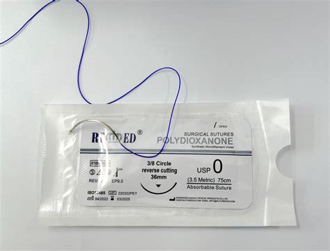 Polydioxanone Pdo Surgical Suture Absorbable Suture With Needle China