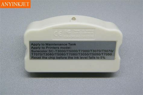 Maintenance Tank Chip Resetter For Epson T3200 T5200 T7200 T3000 T5000